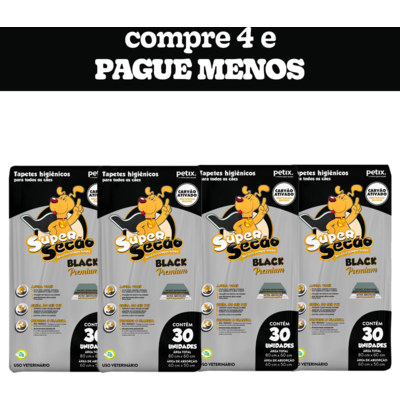 Tapete Higiênico Super Secão Black Premium