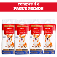 Kit Tapete Higiênico Petix Super Premium - 120 Unidades (4 Pacotes)