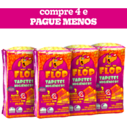 Kit Tapete Higiênico Petix Flop - 120 Unidades (4 Pacotes)