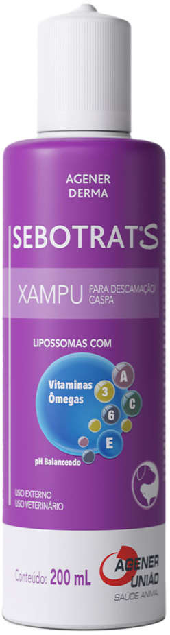 Shampoo Dr Clean Sebotrat S para Cães e Gatos - 200 mL