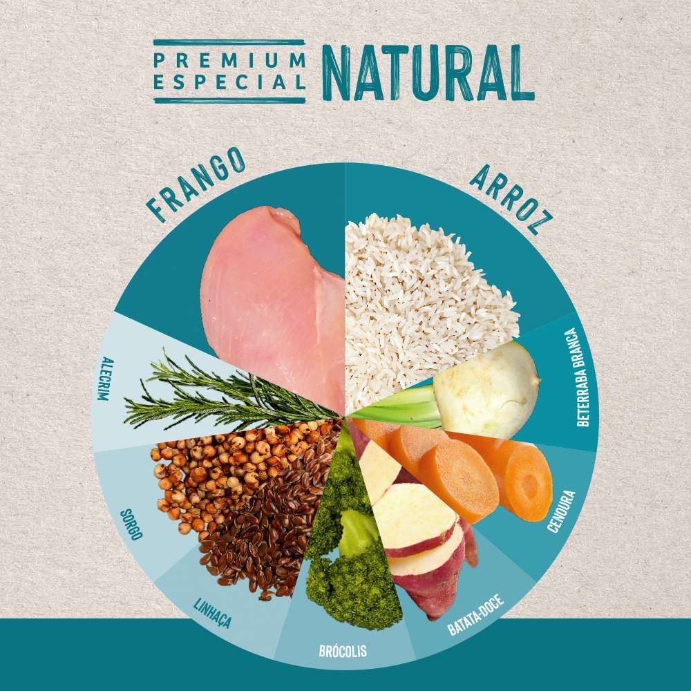 Ração Seca Quatree Life Frango e Arroz Cães Adultos Raças Pequenas - 3Kg