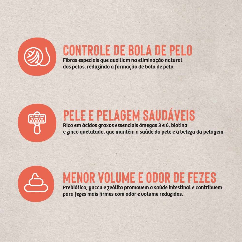 Ração Seca Quatree Life Salmão e Arroz Gatos Castrados - 10,1Kg