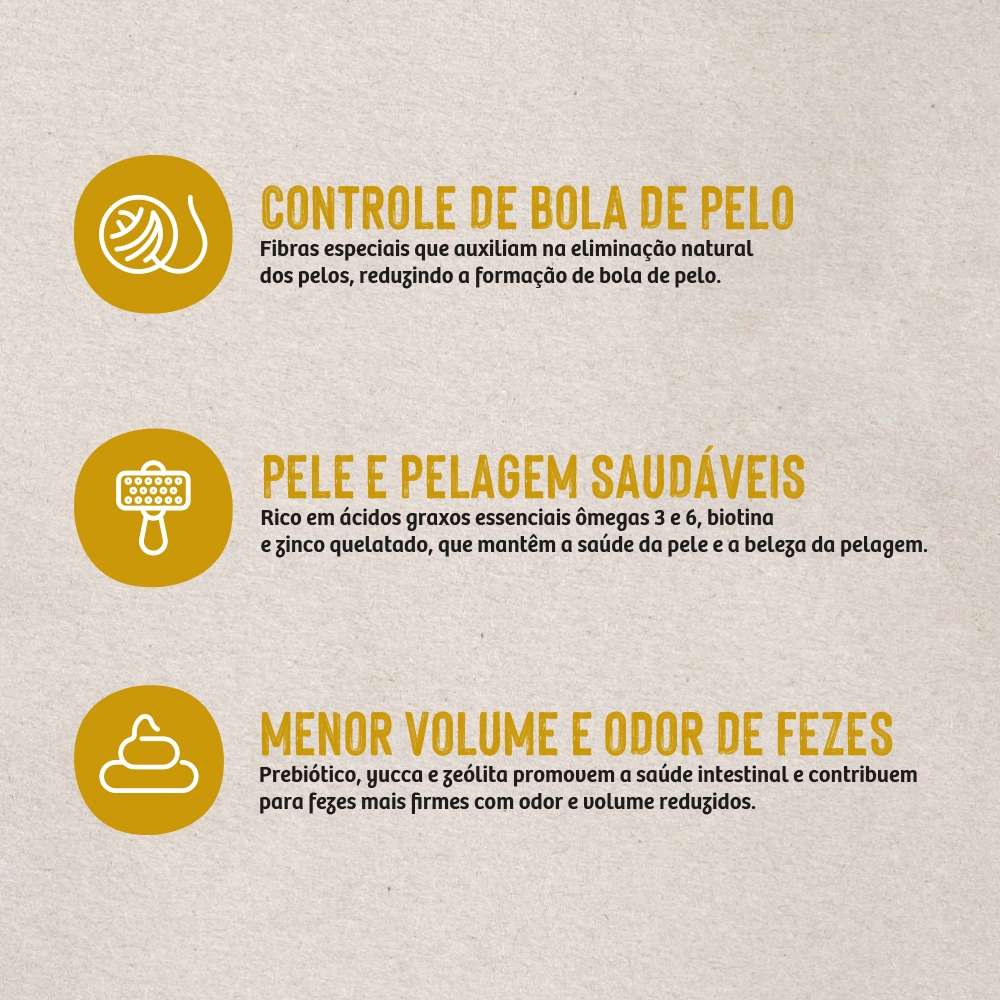 Ração Seca Quatree Life Frango e Arroz Gatos Castrados - 10,1Kg