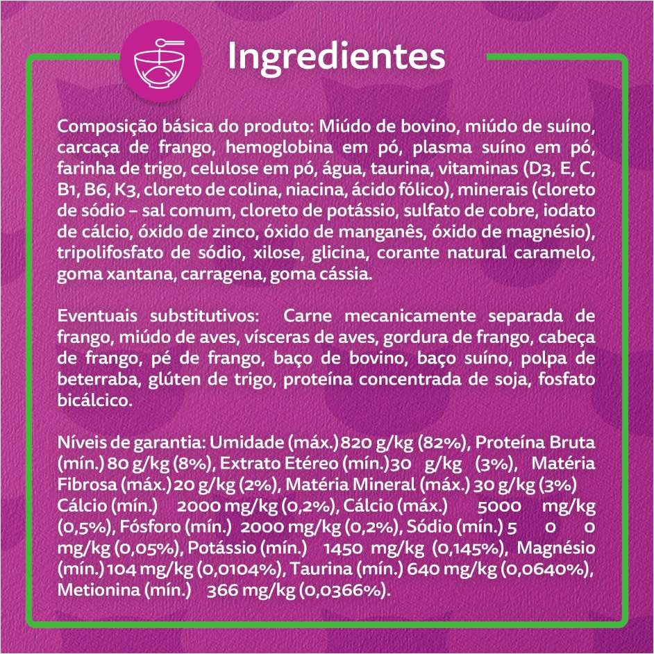 Ração Úmida Whiskas Sachê Carne Jelly para Gatos Adultos - 85 g