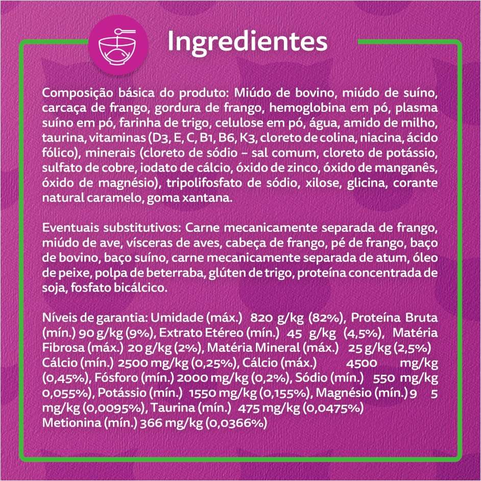 Ração Úmida Whiskas Sachê Carne ao Molho para Gatos Filhotes - 85 g