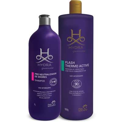 Kit Hydra Groomers Shampoo e Máscara Flash Termo Active - Kit