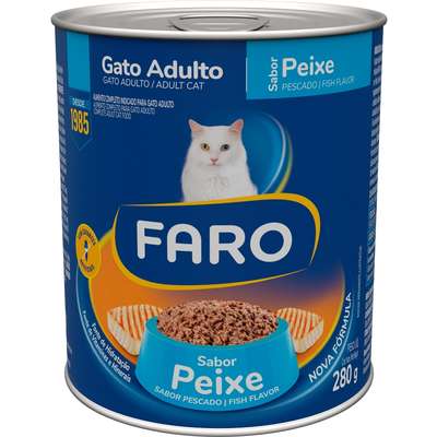 Ração Úmida Faro Peixe para Gatos Adultos