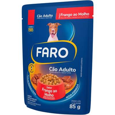 Ração Úmida Faro Frango ao Molho para Cães Adultos