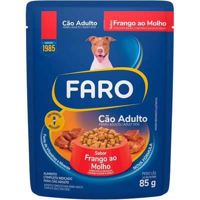 Ração Úmida Faro Frango ao Molho para Cães Adultos