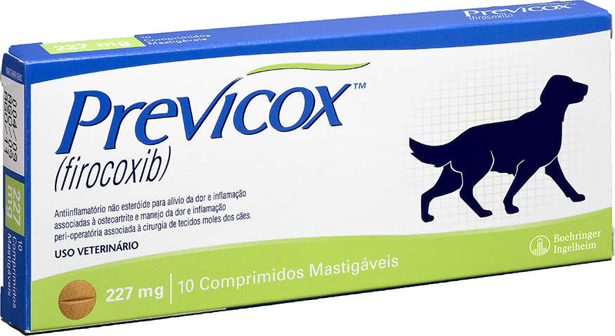 Anti-Inflamatório Previcox 227 mg para Cães - 10 Comprimidos