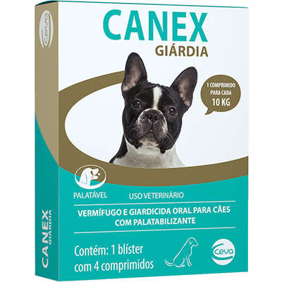 Vermifugo Ceva Canex Giárdia para Cães