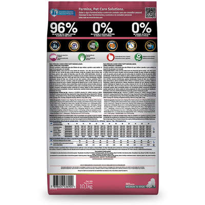 Ração Seca N&D Spirulina Suínos e Goji Berry para Cães Filhotes de Raças Médias e Grandes