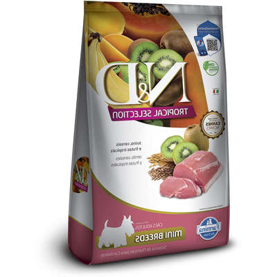 Ração Seca N&D Tropical Selection Suíno, Cereais e Frutas Tropicais para Cães Adultos de Raças Minis