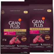Ração Seca GranPlus Gourmet Ovelha & Arroz para Cães Adultos Raças Mini