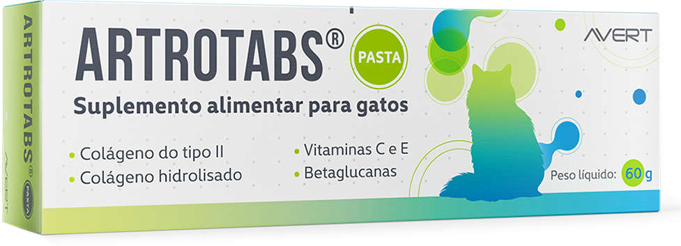 Suplemento Avert Artrotabs para Gatos - 60 g