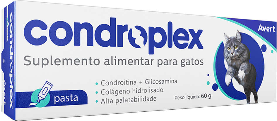 Suplemento Avert Condroplex para Gatos - 60 g