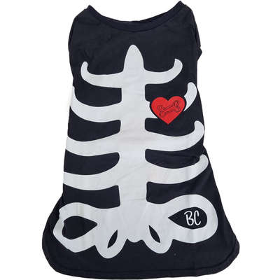 Camiseta Esqueleto Preta