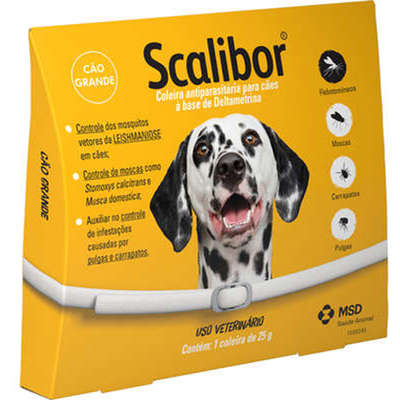 Coleira MSD Scalibor Antiparasitas para Cães