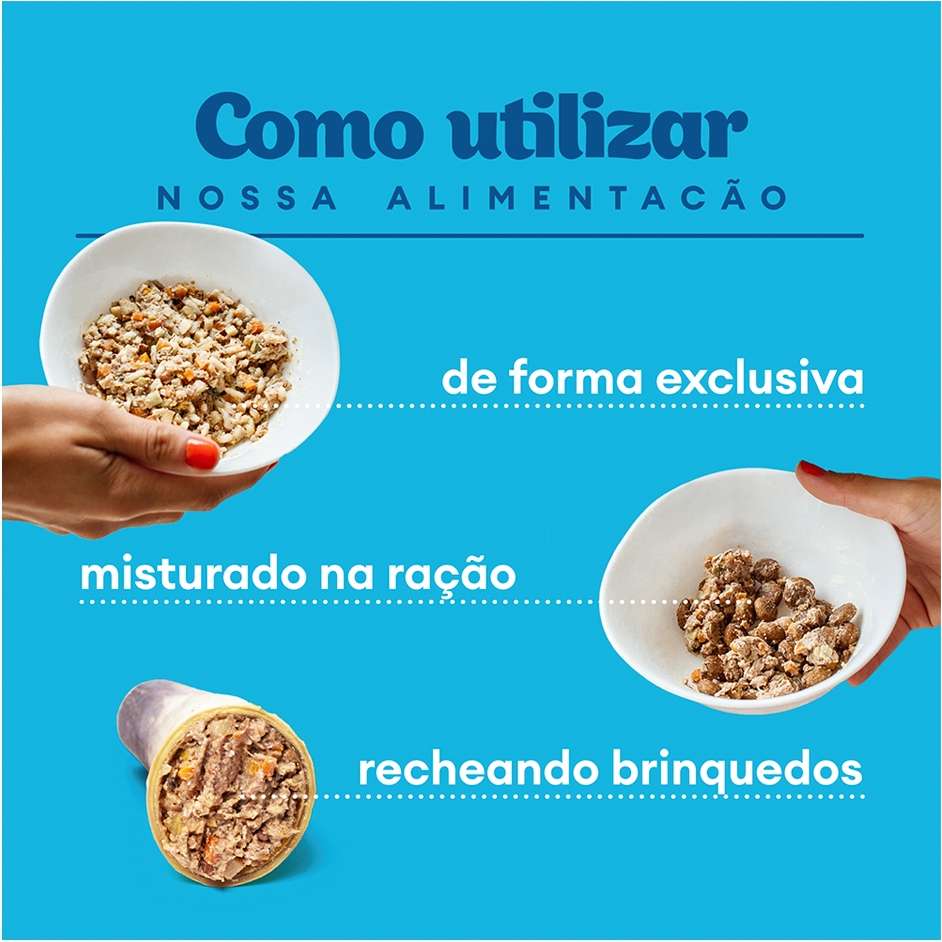 Ração Úmida Pet Delícia Natural Frango Fit Light para Gatos - 320 g