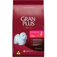 Ração GranPlus Menu Carne e Arroz para Cães Adultos Mini e Pequenas