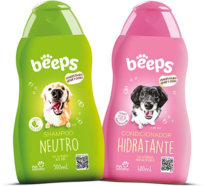 Kit Beeps Shampoo Neutro e Condicionador Hidratante - Kit