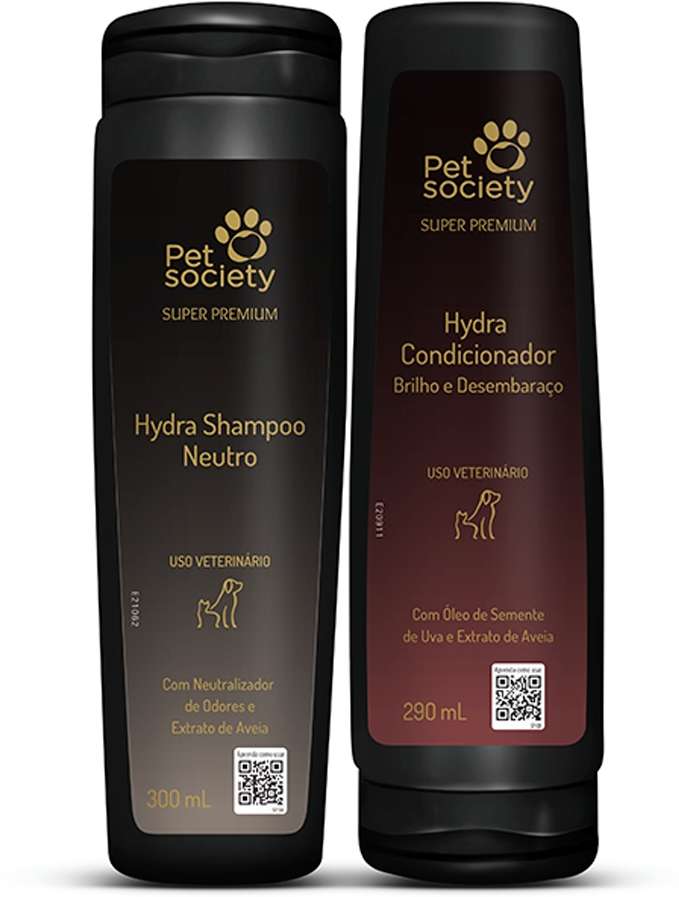 Kit Hydra Groomers Shampoo Neutro e Condicionador Brilho e Desenbaraço - Kit