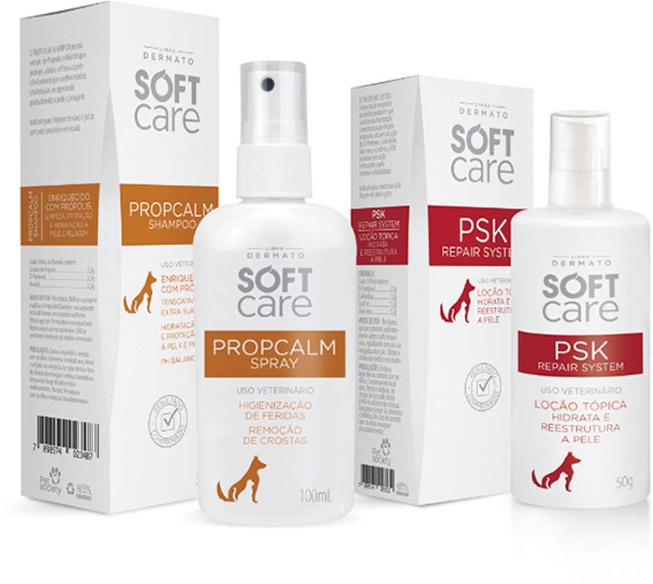 Kit Soft Care Spray Higienizante Propocalm e Loção Reestruturadora Hidratante - Kit