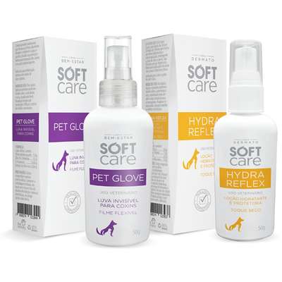Kit Soft Care Loção Hydra Reflex e Loção Hidratante Pet Glove - Kit