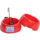 Fonte Splash Mini USB e Comedouro Vermelho