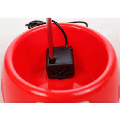 Fonte Splash Mini USB e Comedouro Vermelho