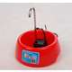 Fonte Splash Mini USB e Comedouro Vermelho