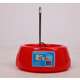 Fonte Splash Mini USB e Comedouro Vermelho