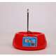 Fonte Splash Mini USB e Comedouro Vermelho