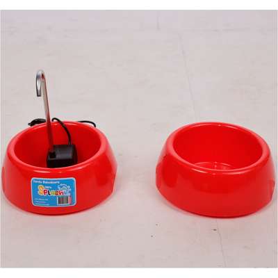 Fonte Splash Mini USB e Comedouro Vermelho