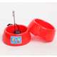Fonte Splash Mini USB e Comedouro Vermelho