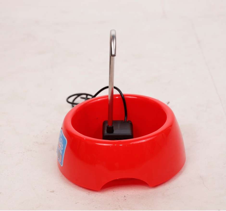 Fonte Splash Mini USB e Comedouro Vermelho - Tam. Único