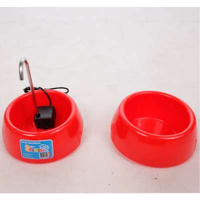 Fonte Splash Mini USB e Comedouro Vermelho