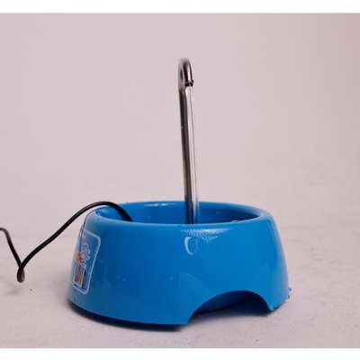 Fonte Splash Mini USB e Comedouro Azul
