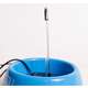 Fonte Splash Mini USB e Comedouro Azul