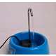 Fonte Splash Mini USB e Comedouro Azul