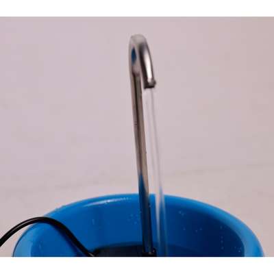 Fonte Splash Mini USB e Comedouro Azul