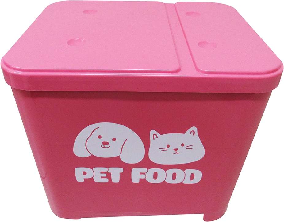 Porta Ração Kroco Pet Food Rosa - 15Kg