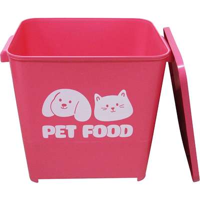 Porta Ração Kroco Pet Food Rosa