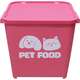 Porta Ração Kroco Pet Food Rosa