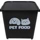 Porta Ração Kroco Pet Food Preto
