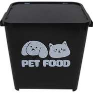 Porta Ração Kroco Pet Food Preto