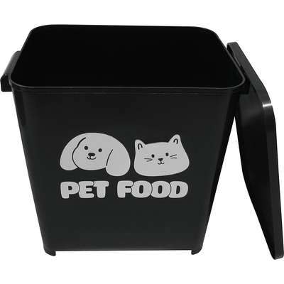 Porta Ração Kroco Pet Food Preto
