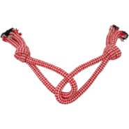 Brinquedo Kroco Corda Cabo de Guerra Vermelho para Cães