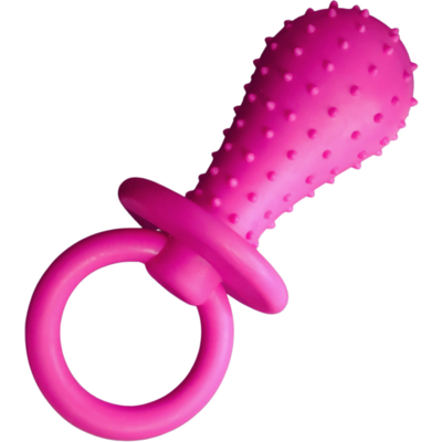 Brinquedo Kroco Mordedor Chupetão Pink para Cães