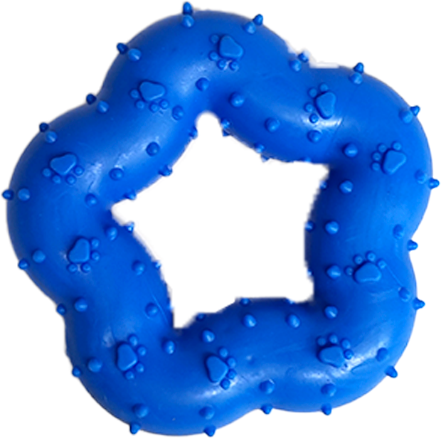 Brinquedo Kroco Mordedor Estrela Azul para Cães - Tam. Único